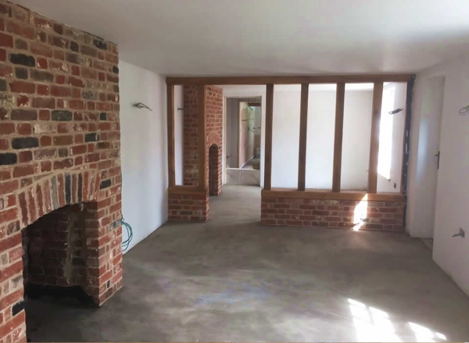 Brickwork project in Suffolk