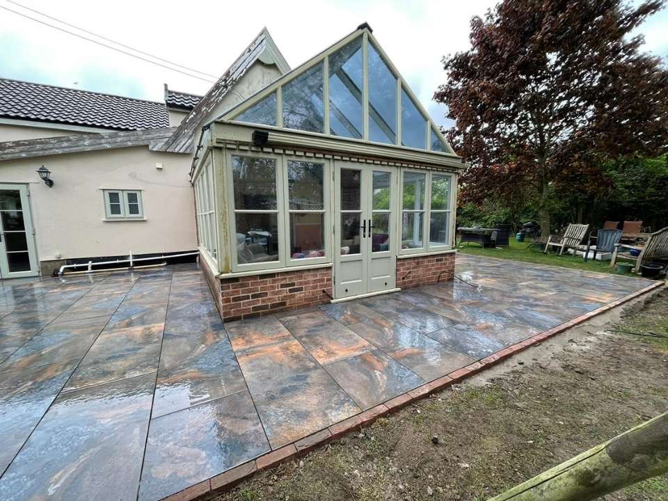 Brickwork for house extension in Suffolk