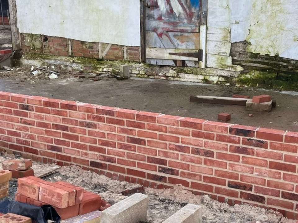 Local brickwork project in Suffolk