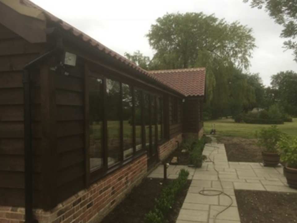 Contemporary house extension in Norfolk
