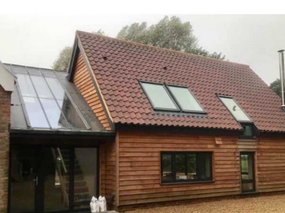 Contemporary house extension in Suffolk