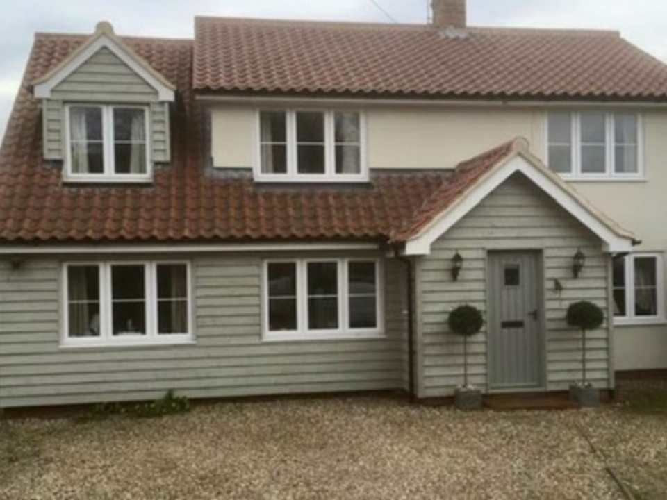 Modern home extension in Suffolk