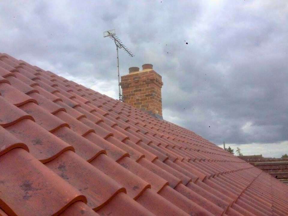 Clay tile roof installation in Suffolk